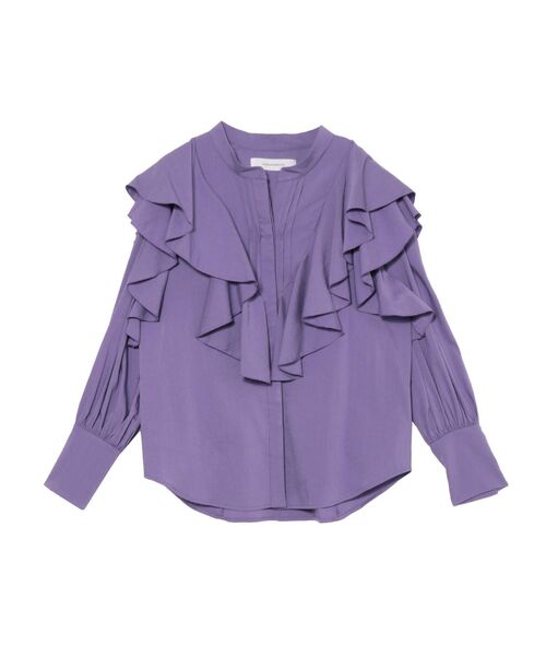 LAGUNAMOON（ラグナムーン）の「フリルピンタックデザインブラウス（シャツ/ブラウス・レディース・ホワイト/ミント/パープル・FREE）」の17枚目の写真