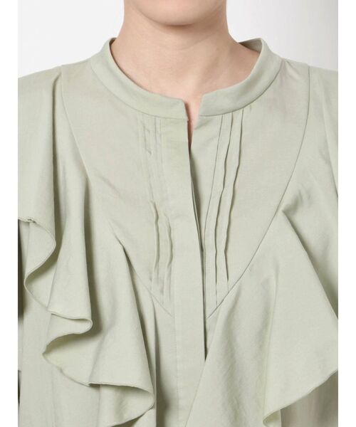 LAGUNAMOON（ラグナムーン）の「フリルピンタックデザインブラウス（シャツ/ブラウス・レディース・ホワイト/ミント/パープル・FREE）」の19枚目の写真