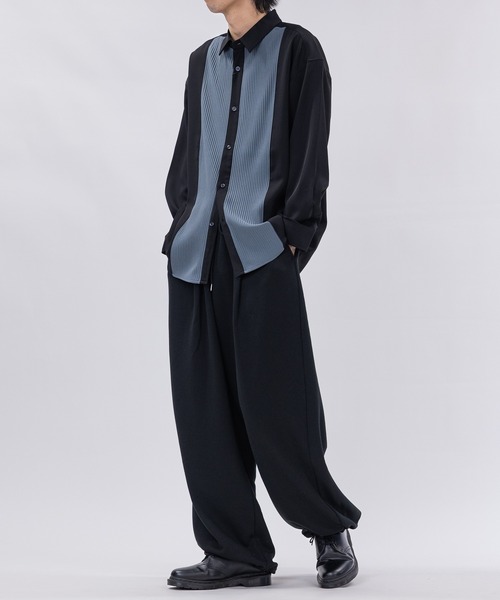 セール】【a】ナチュラルストレッチポリエステルカットプリーツ