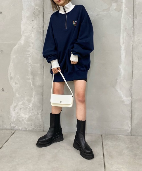 WHO'S WHO gallery(フーズフーギャラリー)の「デニムミニスカート(デニムスカート・レディース・ブラック/サックスブルー・FREE)」の22枚目の写真