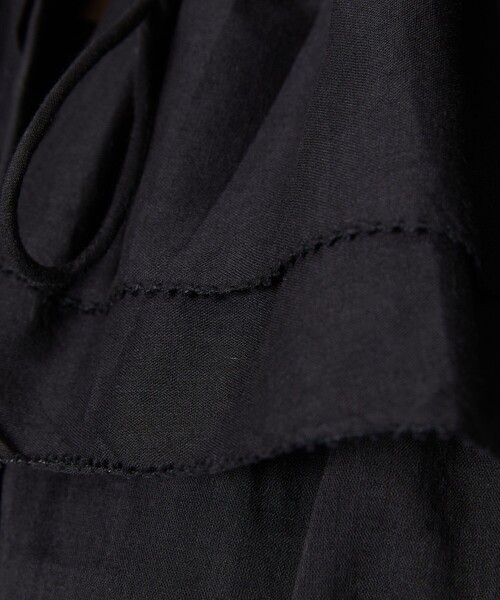 FREAK'S STORE(フリークスストア)の「▽【WEB限定】インドボイルラッフルブラウス(シャツ/ブラウス・レディース・ホワイト/ブラック/オレンジ/グリーン・フリ-)」の8枚目の写真