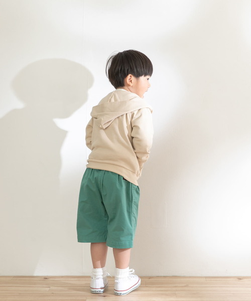 URBAN RESEARCH DOORS（アーバンリサーチドアーズ）の「オーガニック裏毛ジップパーカー(KIDS)（パーカー・キッズ・ベージュ/ブルー系その他・120/105/135）」の5枚目の写真