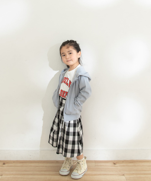 URBAN RESEARCH DOORS（アーバンリサーチドアーズ）の「オーガニック裏毛ジップパーカー(KIDS)（パーカー・キッズ・ベージュ/ブルー系その他・120/105/135）」の10枚目の写真