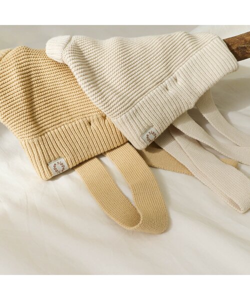 apres les cours（アプレレクール）の「ベビーニットサロペット（その他ベビーウェア・キッズ・アイボリー/イエロー・80）」の5枚目の写真