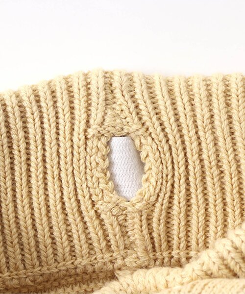 apres les cours（アプレレクール）の「ベビーニットサロペット（その他ベビーウェア・キッズ・アイボリー/イエロー・80）」の7枚目の写真