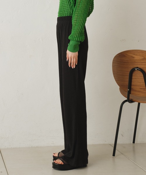 Kastane（カスタネ）の「【カタログ掲載アイテム】カットリブスカート＆パンツセット（その他パンツ・レディース・ブラック/グリーン/ピンク・FREE）」の12枚目の写真