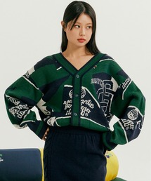 ROMANTIC CROWN | 【ROMANTIC CROWN】FLAG KNIT CARDIGAN / ロマンティッククラウン フラッグ ニット カーディガン(カーディガン/ボレロ)