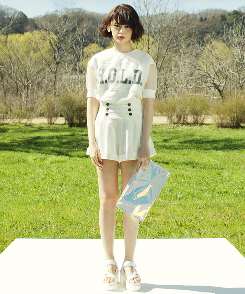 WEGO(ウィゴー)の「WEGO/ヒールスポーツサンダル(サンダル・レディース・ホワイト/ブラック・LARGE/MEDIUM)」の11枚目の写真