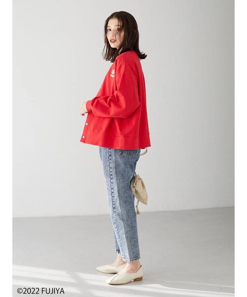 Green　Parks（グリーンパークス）の「Peko Poko 刺繍カーディガン（カーディガン/ボレロ・レディース・レッド/ブルー・FREE）」の22枚目の写真