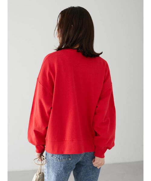 Green　Parks（グリーンパークス）の「Peko Poko 刺繍カーディガン（カーディガン/ボレロ・レディース・レッド/ブルー・FREE）」の8枚目の写真