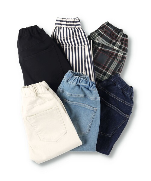 BRANSHES(ブランシェス)の「【プレミアムストレッチ】クロップドデニムパンツ(デニムパンツ・キッズ・ネイビー/ブルー/アイボリー・90/100/110/120/130/140/150)」の11枚目の写真