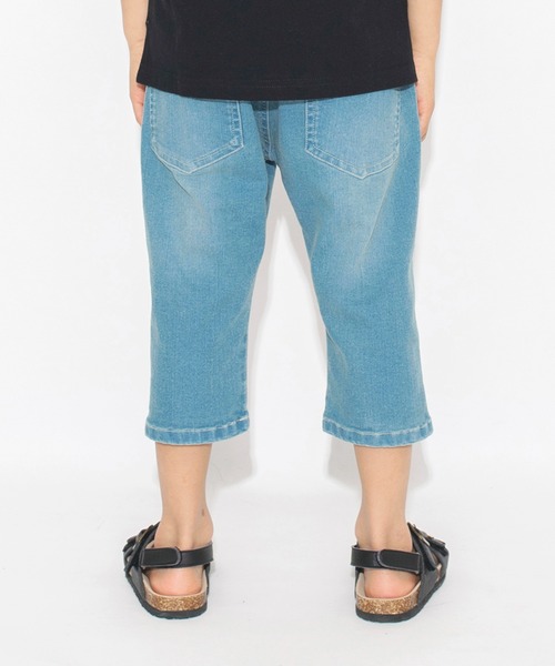 BRANSHES(ブランシェス)の「【プレミアムストレッチ】クロップドデニムパンツ(デニムパンツ・キッズ・ネイビー/ブルー/アイボリー・90/100/110/120/130/140/150)」の9枚目の写真
