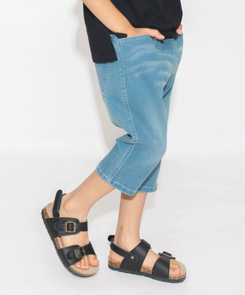 BRANSHES(ブランシェス)の「【プレミアムストレッチ】クロップドデニムパンツ(デニムパンツ・キッズ・ネイビー/ブルー/アイボリー・90/100/110/120/130/140/150)」の7枚目の写真