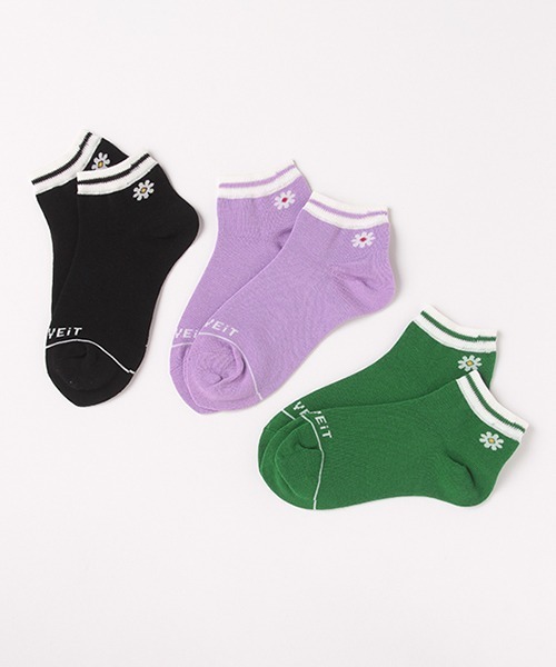 by LOVEiT（バイラビット）の「スニーカーインソックス【日本製】（ソックス/靴下・キッズ・ブラック/ラベンダー/グリーン・L/M/S/LL）」の7枚目の写真