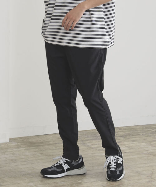 BEAMS HEART（ビームスハート）の「BEAMS HEART / ポリエステルトロ クライミング パンツ（その他パンツ・メンズ・チェック/ネイビー/ブラック・MEDIUM/LARGE/SMALL）」の2枚目の写真