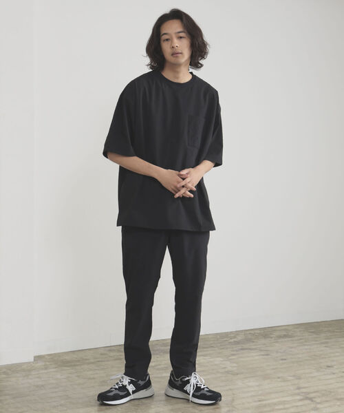 BEAMS HEART（ビームスハート）の「BEAMS HEART / ポリエステルトロ クライミング パンツ（その他パンツ・メンズ・チェック/ネイビー/ブラック・MEDIUM/LARGE/SMALL）」の6枚目の写真