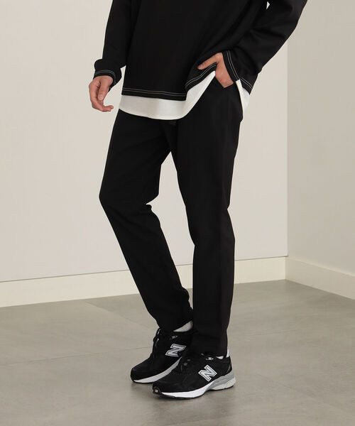 BEAMS HEART（ビームスハート）の「BEAMS HEART / ポリエステルトロ クライミング パンツ（その他パンツ・メンズ・チェック/ネイビー/ブラック・MEDIUM/LARGE/SMALL）」の10枚目の写真