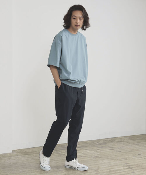 BEAMS HEART（ビームスハート）の「BEAMS HEART / ポリエステルトロ クライミング パンツ（その他パンツ・メンズ・チェック/ネイビー/ブラック・MEDIUM/LARGE/SMALL）」の15枚目の写真