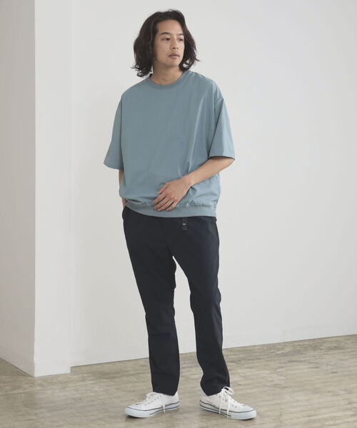 BEAMS HEART（ビームスハート）の「BEAMS HEART / ポリエステルトロ クライミング パンツ（その他パンツ・メンズ・チェック/ネイビー/ブラック・MEDIUM/LARGE/SMALL）」の5枚目の写真