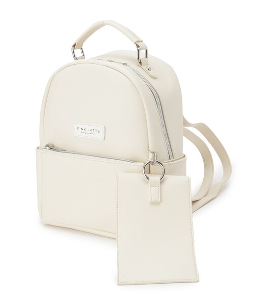 セール ポーチ付きラウンドミニリュック バックパック リュック Pink Latte ピンクラテ のファッション通販 Zozotown
