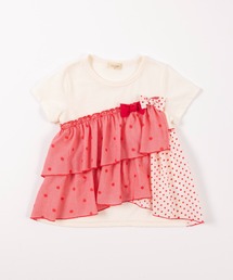 柄切替え半袖Tシャツ(100-130cm)