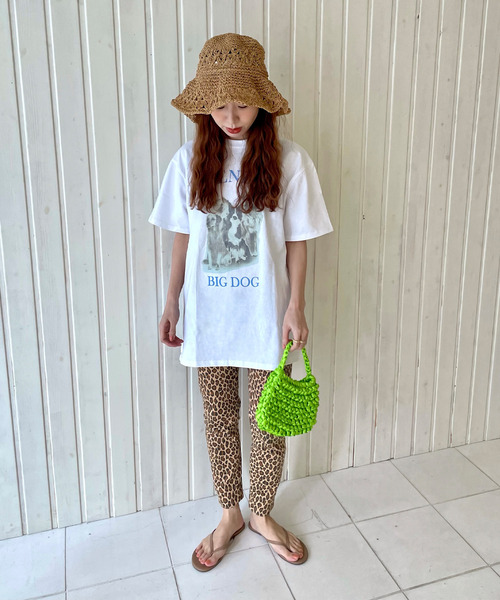 GIMME GIMME（ギミーギミー）の「【GIMME GIMME】Dog print T-shirt  gimw22s011（Tシャツ/カットソー・レディース・ホワイト・FREE）」の16枚目の写真