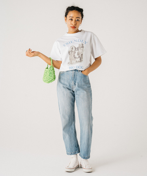 GIMME GIMME（ギミーギミー）の「【GIMME GIMME】Dog print T-shirt  gimw22s011（Tシャツ/カットソー・レディース・ホワイト・FREE）」の17枚目の写真