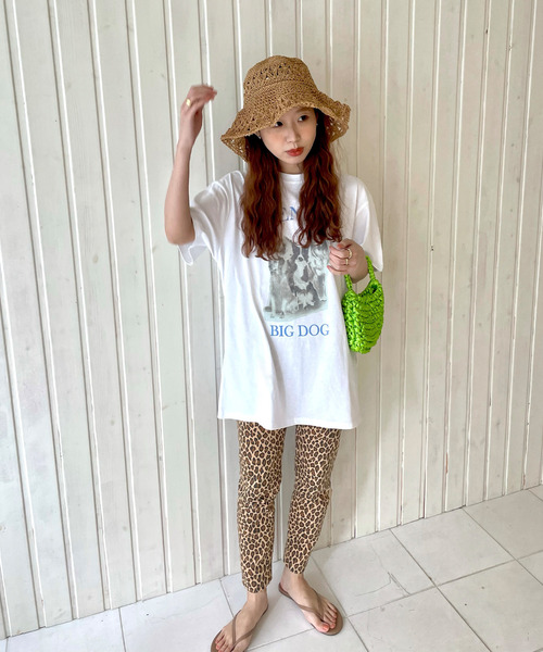 GIMME GIMME（ギミーギミー）の「【GIMME GIMME】Dog print T-shirt  gimw22s011（Tシャツ/カットソー・レディース・ホワイト・FREE）」の18枚目の写真