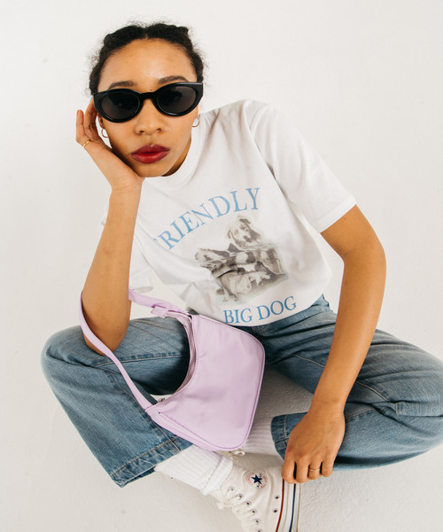 GIMME GIMME（ギミーギミー）の「【GIMME GIMME】Dog print T-shirt  gimw22s011（Tシャツ/カットソー・レディース・ホワイト・FREE）」の13枚目の写真