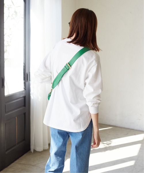 SLOBE IENA（スローブイエナ）の「《追加》CHARTRESロゴロンTEE◆（Tシャツ/カットソー・レディース・ホワイト・FREE）」の9枚目の写真