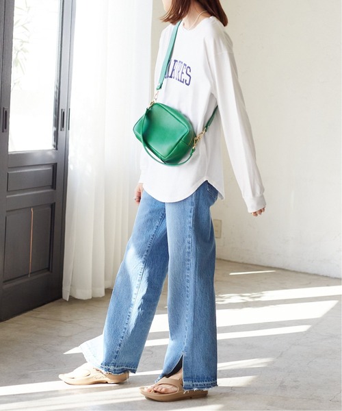 SLOBE IENA（スローブイエナ）の「《追加》CHARTRESロゴロンTEE◆（Tシャツ/カットソー・レディース・ホワイト・FREE）」の4枚目の写真