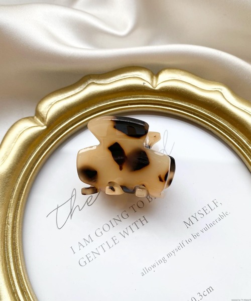 TONE SELECT GOODS(トーンセレクトグッズ)の「【pur chouchou】ミニデザインヘアクリップ(バレッタ/ヘアクリップ・レディース・ブラック/ダークブラウン/ベージュ/ブラウン/オフホワイト/オレンジ/ブルー/ブラウン系その他/オレンジ系その他・FREE)」の15枚目の写真