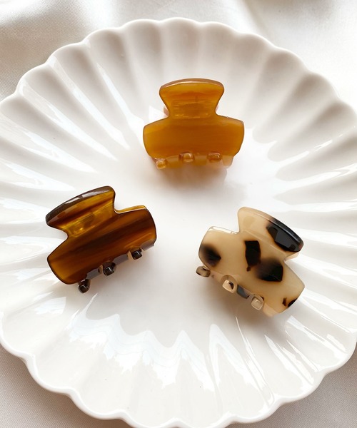 TONE SELECT GOODS(トーンセレクトグッズ)の「【pur chouchou】ミニデザインヘアクリップ(バレッタ/ヘアクリップ・レディース・ブラック/ダークブラウン/ベージュ/ブラウン/オフホワイト/オレンジ/ブルー/ブラウン系その他/オレンジ系その他・FREE)」の18枚目の写真