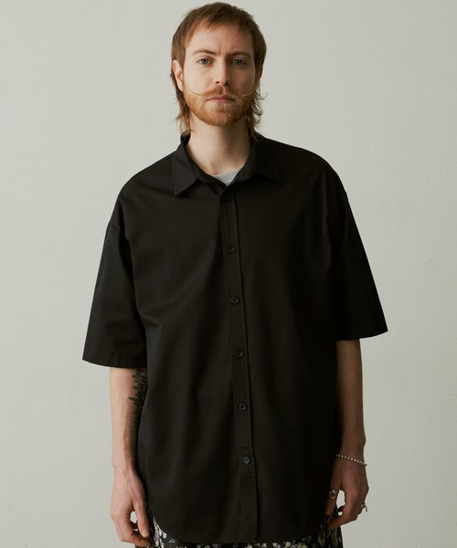 UNSELDs(アンセルズ)の「【UNSELDs アンセルズ】レギュラーカラー ハーフスリーブシャツ(シャツ/ブラウス・メンズ・ブラック/ダークグリーン/イエロー・L/M)」の15枚目の写真