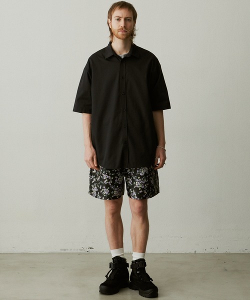 UNSELDs(アンセルズ)の「【UNSELDs アンセルズ】レギュラーカラー ハーフスリーブシャツ(シャツ/ブラウス・メンズ・ブラック/ダークグリーン/イエロー・L/M)」の17枚目の写真