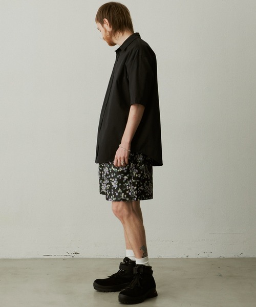 UNSELDs(アンセルズ)の「【UNSELDs アンセルズ】レギュラーカラー ハーフスリーブシャツ(シャツ/ブラウス・メンズ・ブラック/ダークグリーン/イエロー・L/M)」の16枚目の写真