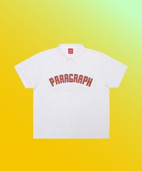 【PARAGRAPH/パラグラフ】22SS043 Basic Printing Pique T-shirt