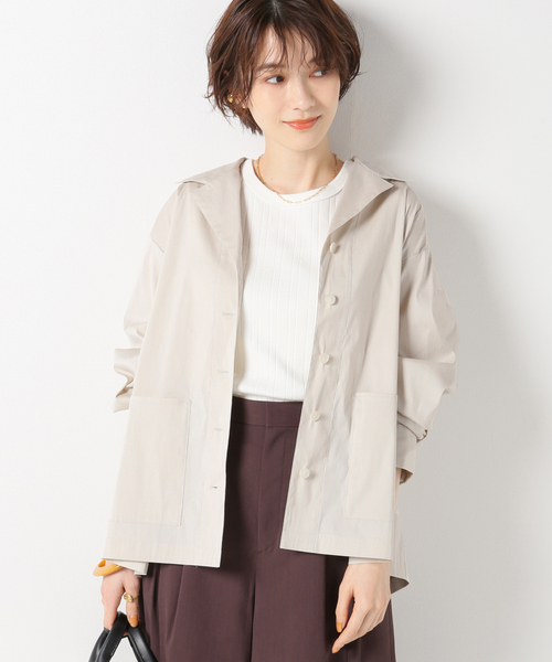 IENA(イエナ)の「ライトシャツジャケット(シャツ/ブラウス・レディース・ベージュ/ブラウン・FREE)」の1枚目の写真