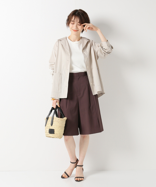 IENA(イエナ)の「ライトシャツジャケット(シャツ/ブラウス・レディース・ベージュ/ブラウン・FREE)」の5枚目の写真