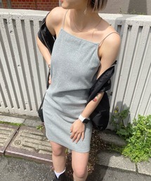 リブナローミニキャミワンピース