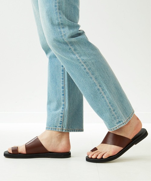 417 EDIFICE（フォーワンセブンエディフィス）の「【HERISSON / エリソン】フィンガーストラップサンダル ”Made in Japan”（サンダル・メンズ・ブラック/ブラウン・26/27/28）」の15枚目の写真