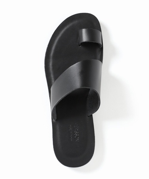 417 EDIFICE（フォーワンセブンエディフィス）の「【HERISSON / エリソン】フィンガーストラップサンダル ”Made in Japan”（サンダル・メンズ・ブラック/ブラウン・26/27/28）」の4枚目の写真