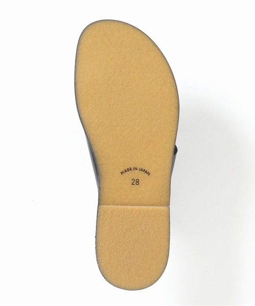 417 EDIFICE（フォーワンセブンエディフィス）の「【HERISSON / エリソン】フィンガーストラップサンダル ”Made in Japan”（サンダル・メンズ・ブラック/ブラウン・26/27/28）」の8枚目の写真