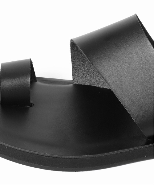 417 EDIFICE（フォーワンセブンエディフィス）の「【HERISSON / エリソン】フィンガーストラップサンダル ”Made in Japan”（サンダル・メンズ・ブラック/ブラウン・26/27/28）」の10枚目の写真