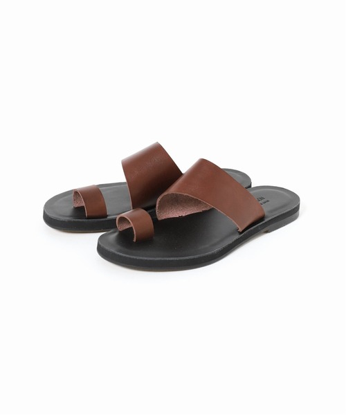 417 EDIFICE（フォーワンセブンエディフィス）の「【HERISSON / エリソン】フィンガーストラップサンダル ”Made in Japan”（サンダル・メンズ・ブラック/ブラウン・26/27/28）」の17枚目の写真