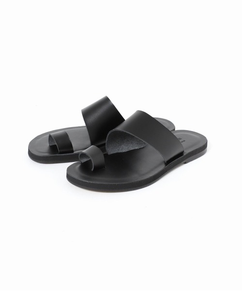 417 EDIFICE（フォーワンセブンエディフィス）の「【HERISSON / エリソン】フィンガーストラップサンダル ”Made in Japan”（サンダル・メンズ・ブラック/ブラウン・26/27/28）」の19枚目の写真