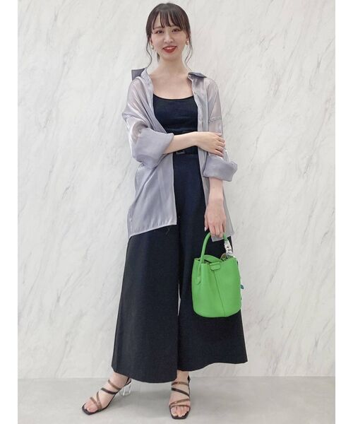 dazzlin（ダズリン）の「ハイウエストタックワイドパンツⅡ（その他パンツ・レディース・ブラック/ピンク/ベージュ・SMALL/MEDIUM）」の11枚目の写真