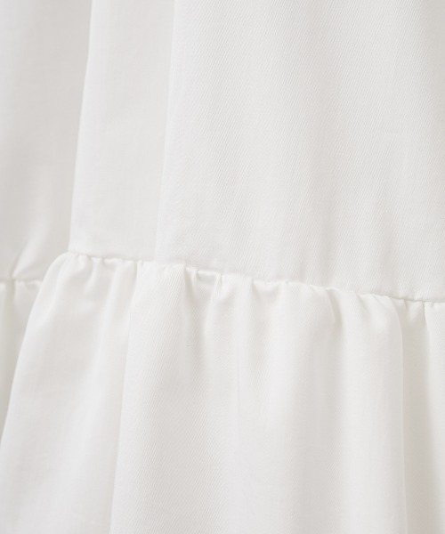 CLANE（クラネ）の「PUFF MINI ONE PIECE（シャツワンピース・レディース・ホワイト/ブラック・1/2）」の20枚目の写真