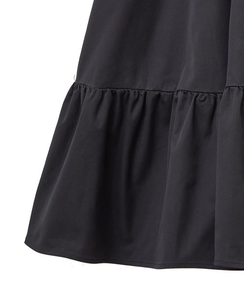 CLANE（クラネ）の「PUFF MINI ONE PIECE（シャツワンピース・レディース・ホワイト/ブラック・1/2）」の16枚目の写真