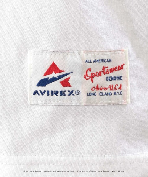 AVIREX（アヴィレックス）の「【MLB×AVIREX】ヤンキース Tシャツ/YANKEES T-SHIRT / アヴィレックス / AVIREX（Tシャツ/カットソー・メンズ・ホワイト/ブラック・X-LARGE/MEDIUM/LARGE/XX-LARGE/SMALL）」の18枚目の写真